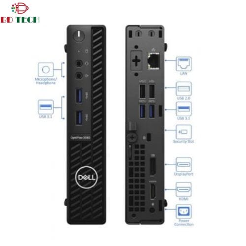 Dell Optiplex 3080 Intel Core i5-10th Gen[Mini Pc]